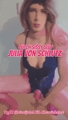Dutch exposed sissy riding a dildo