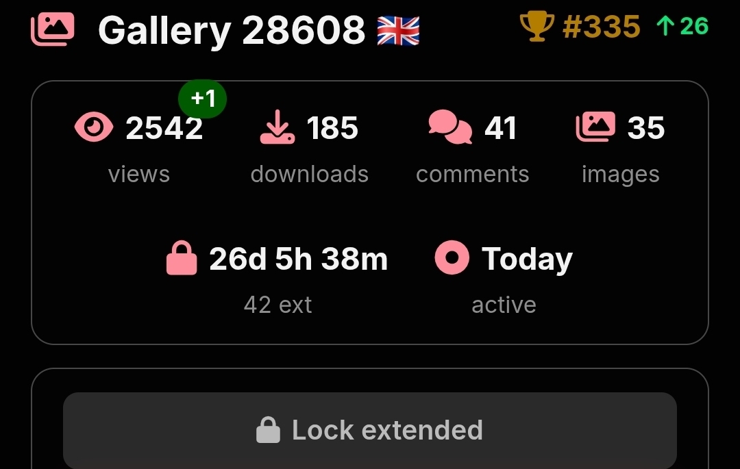 Extend over 100 days please!
