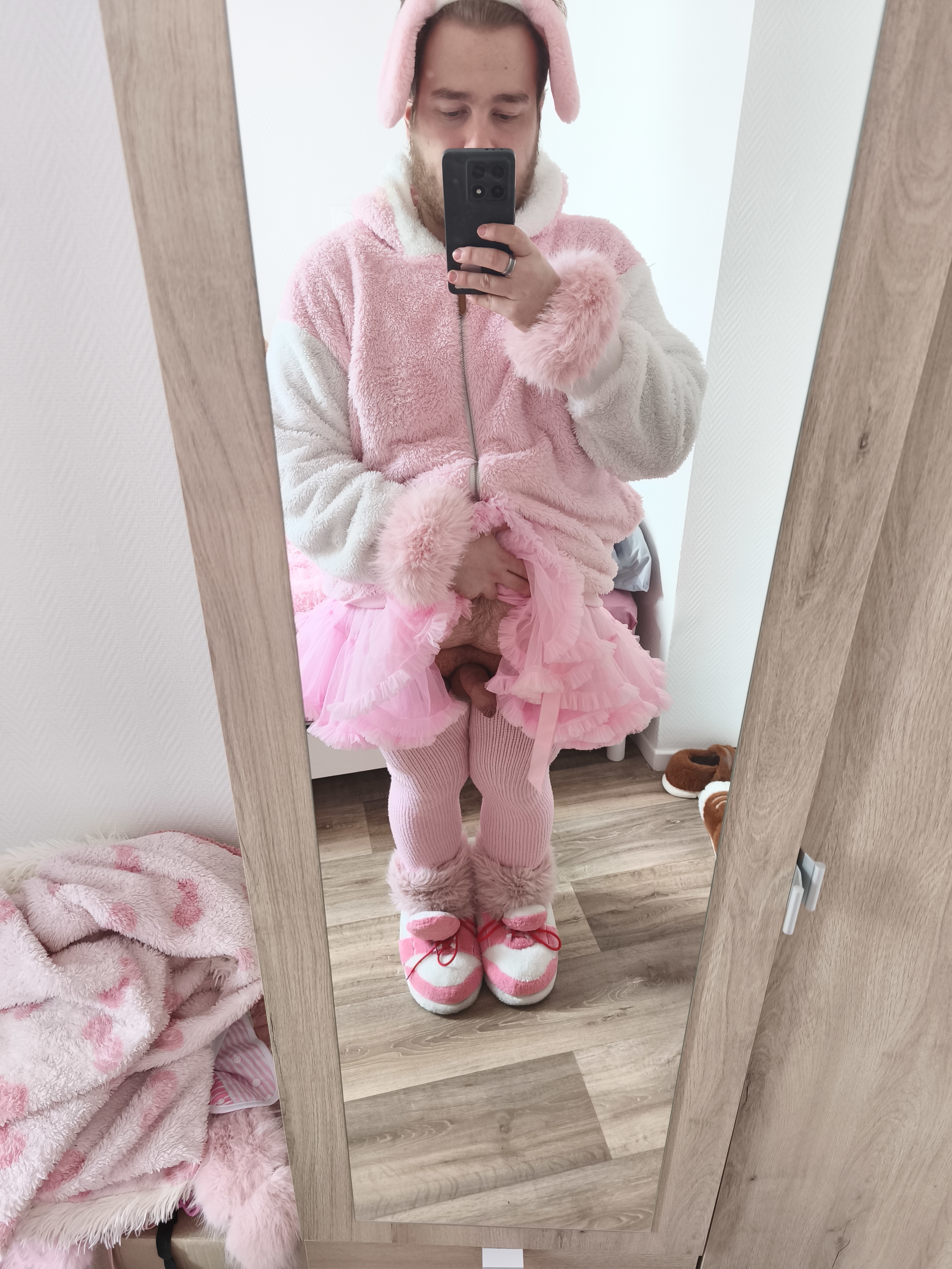 Chubby sissy pig