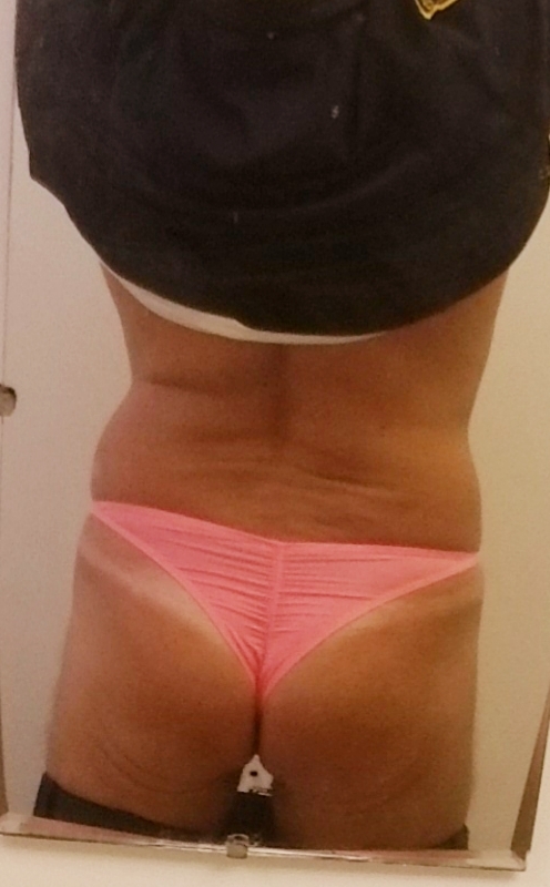 Cop in pink panties