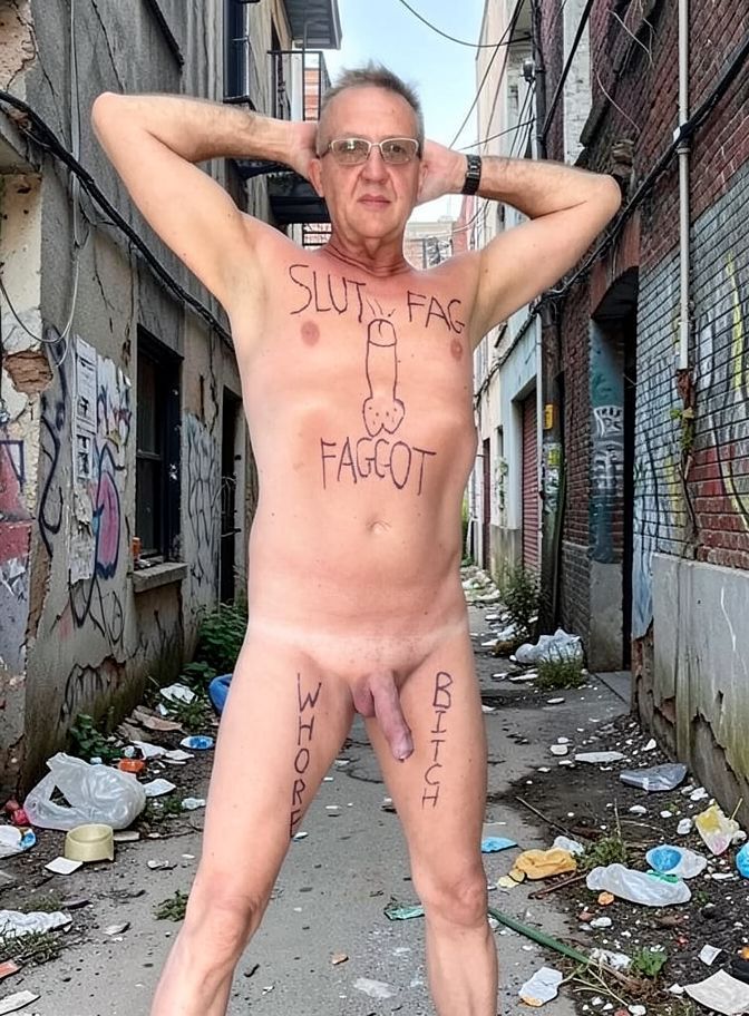 Faggot on show