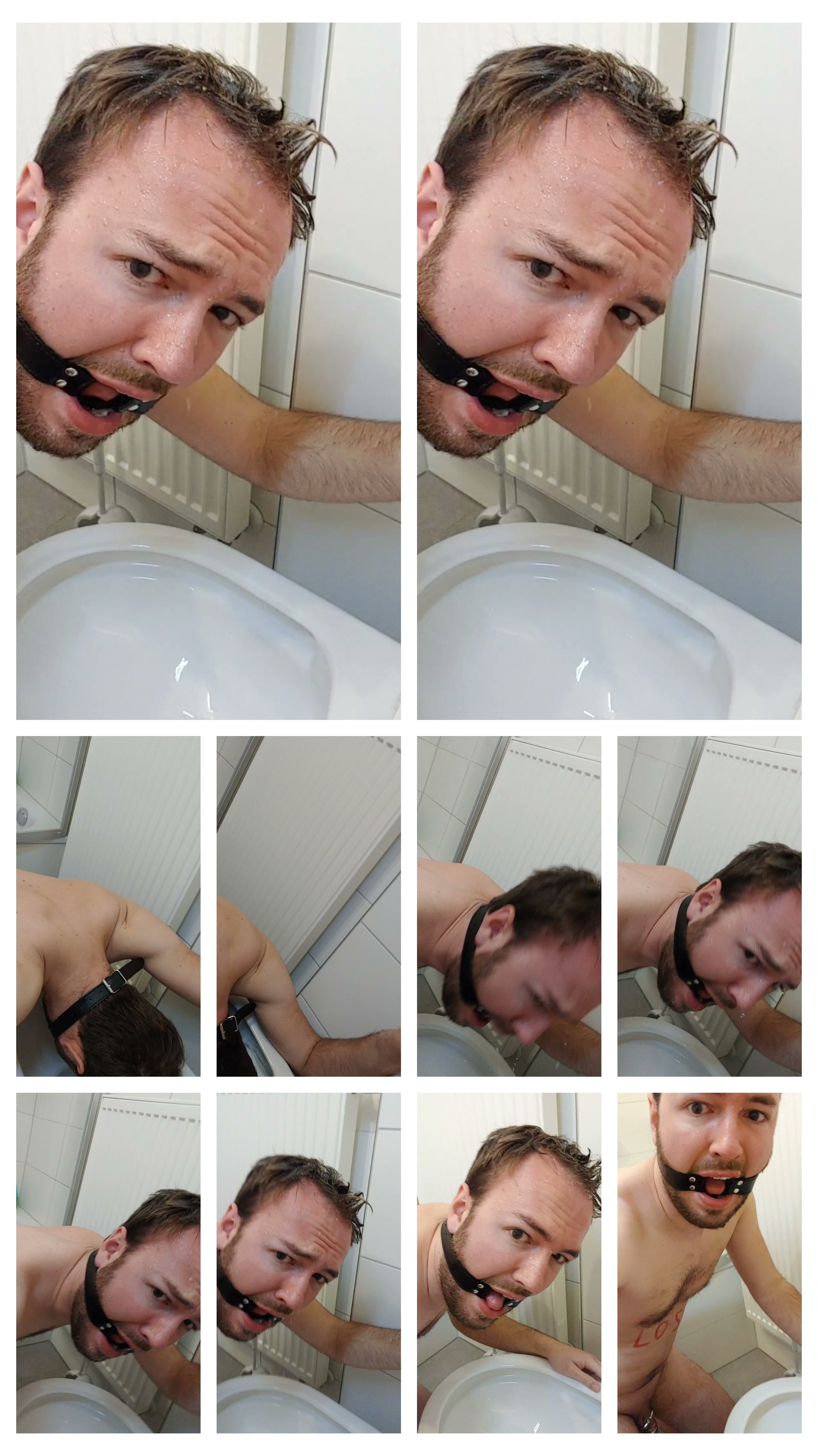 Washing the slaves face