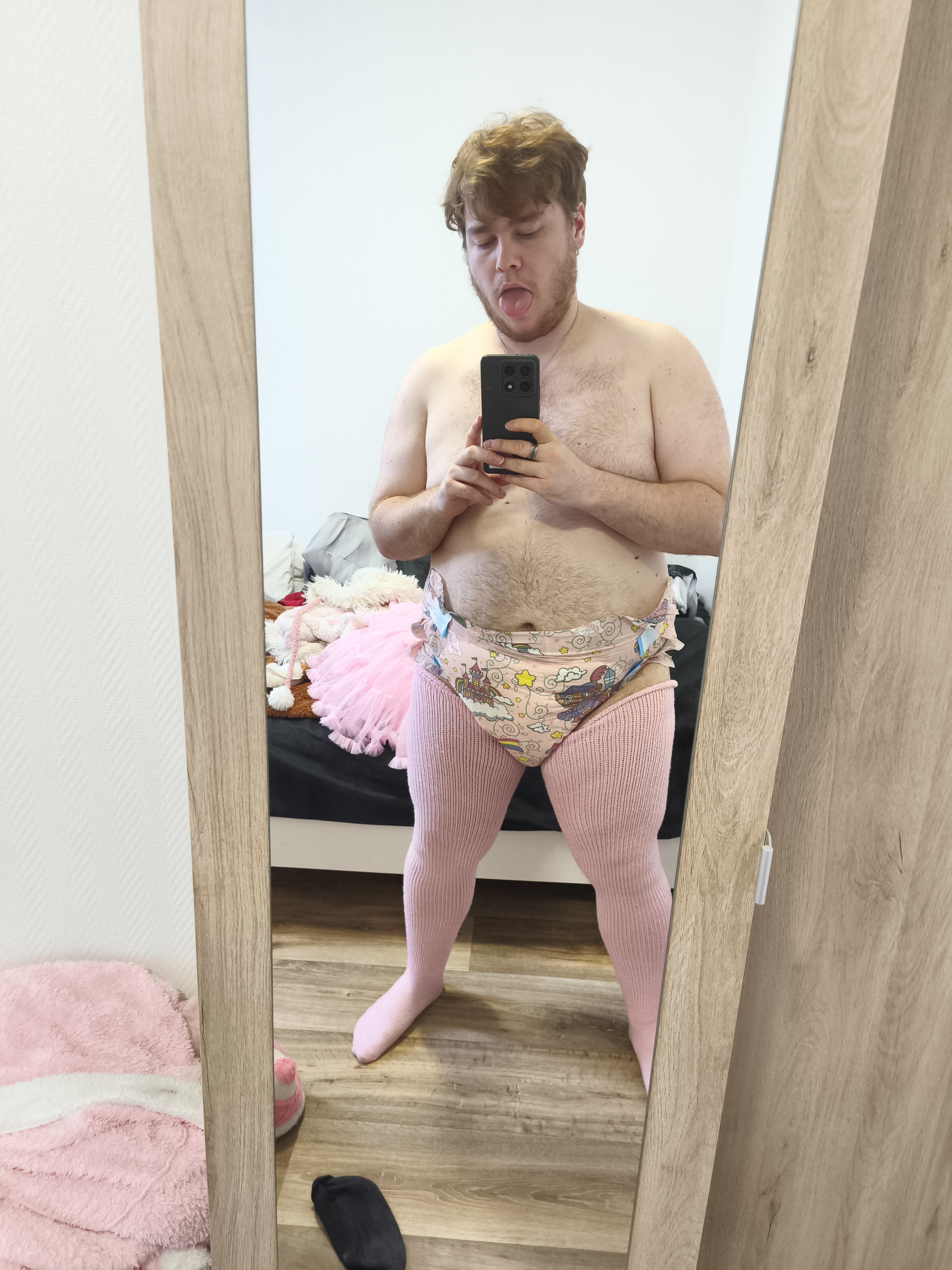 Diapered sissy