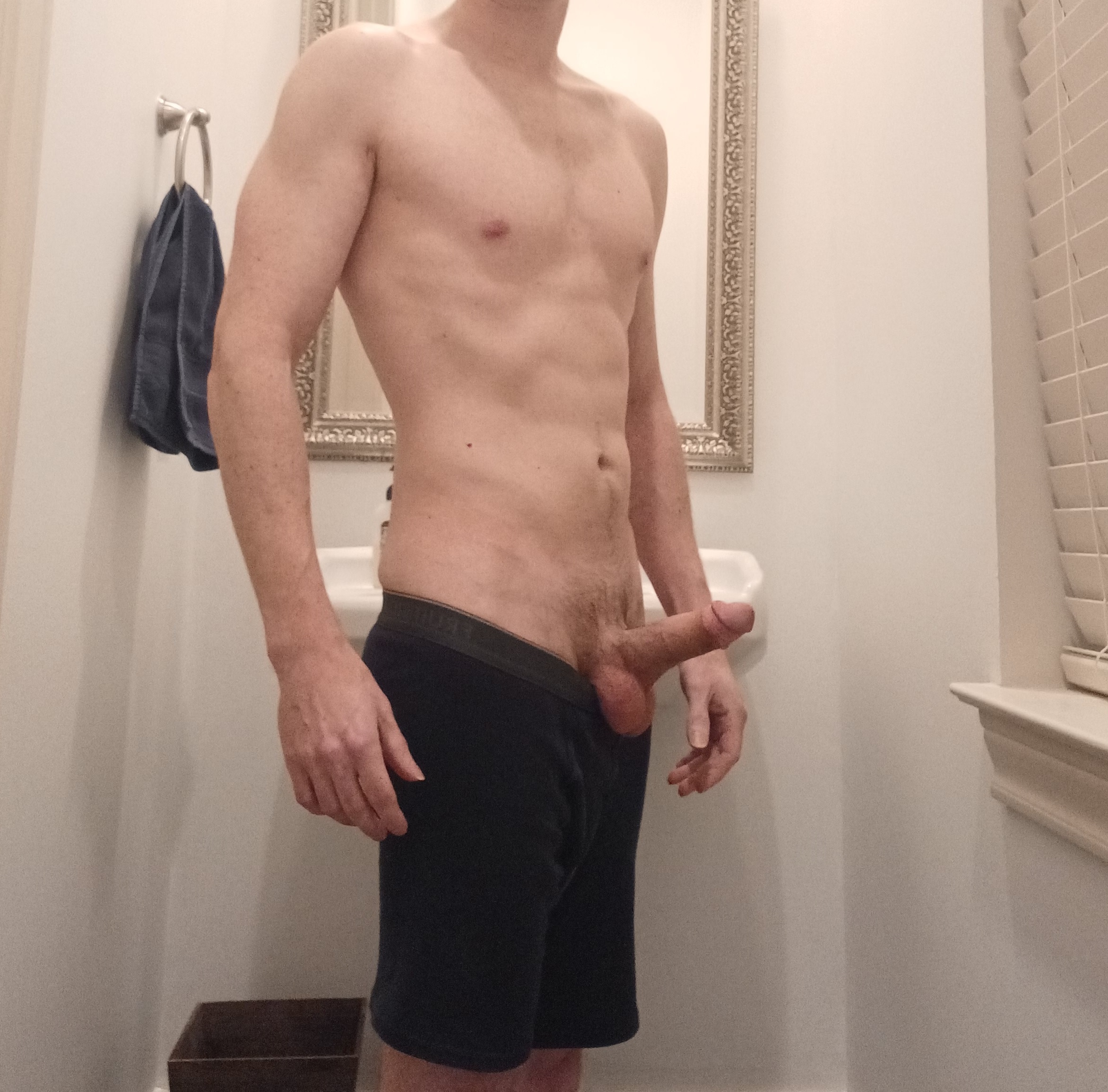 Boy on display