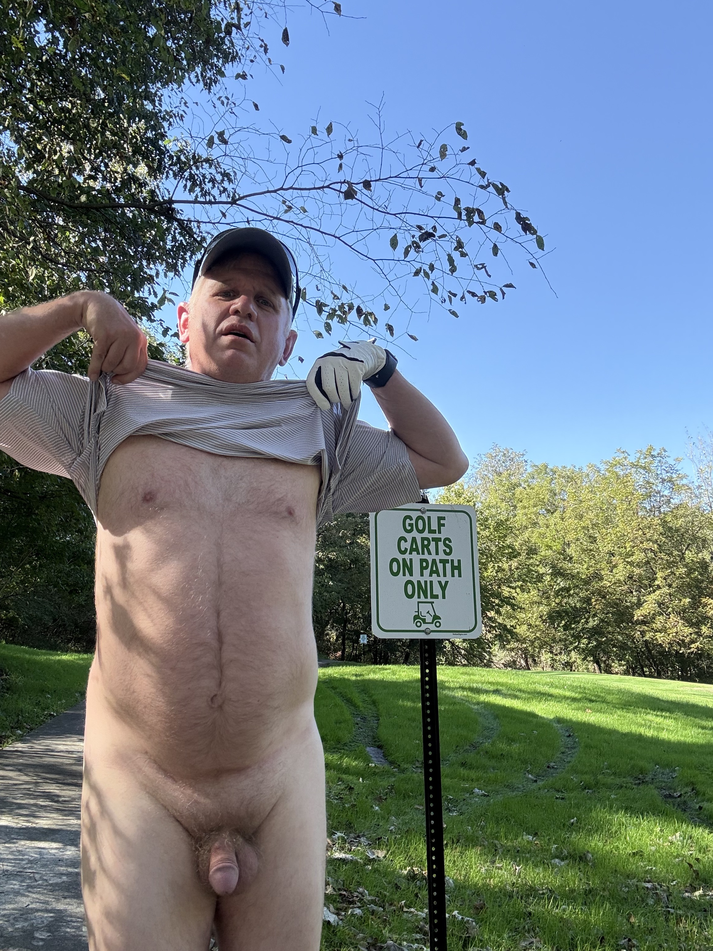 Out golfing