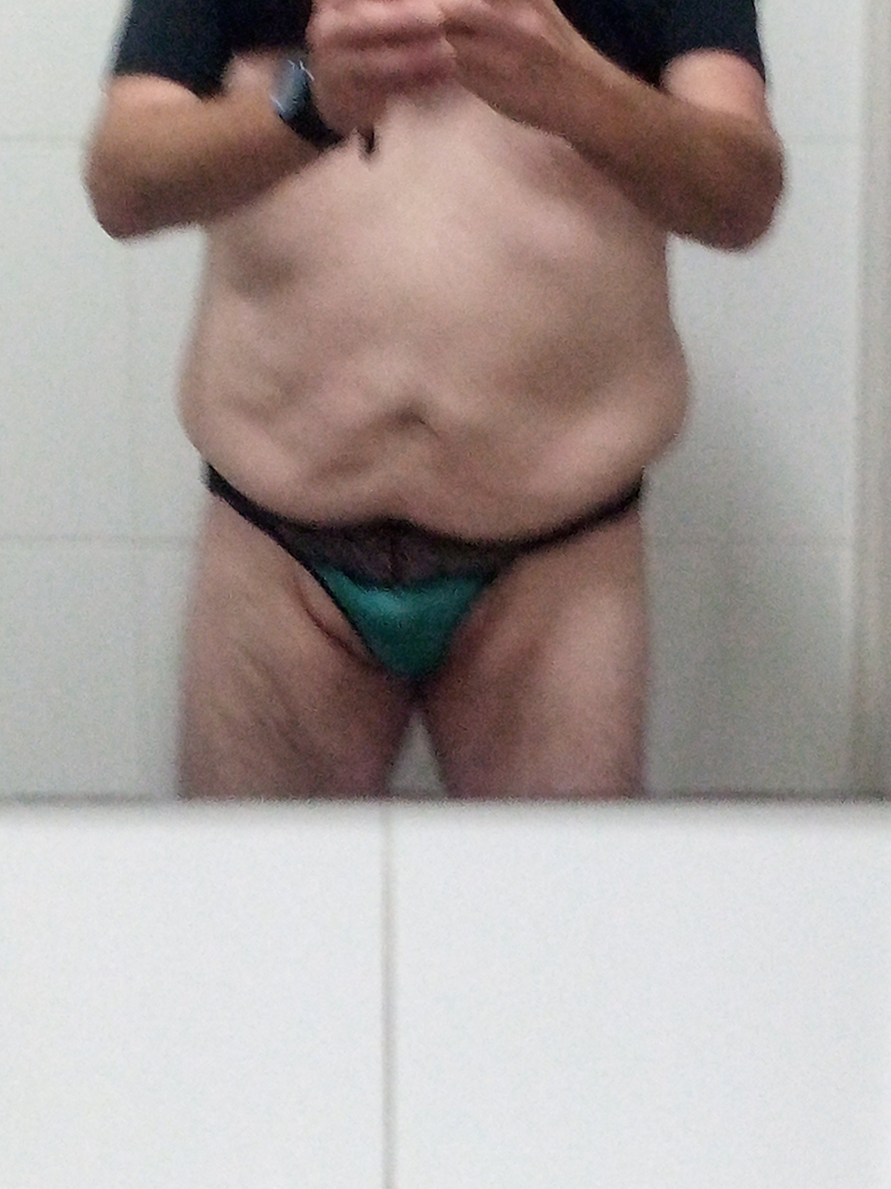 sissy pig selfie in public toilet