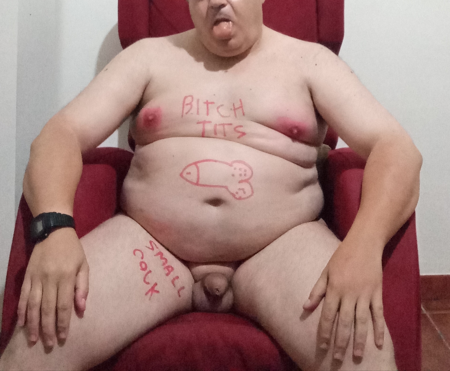 Humiliate bodywrite. Please no save