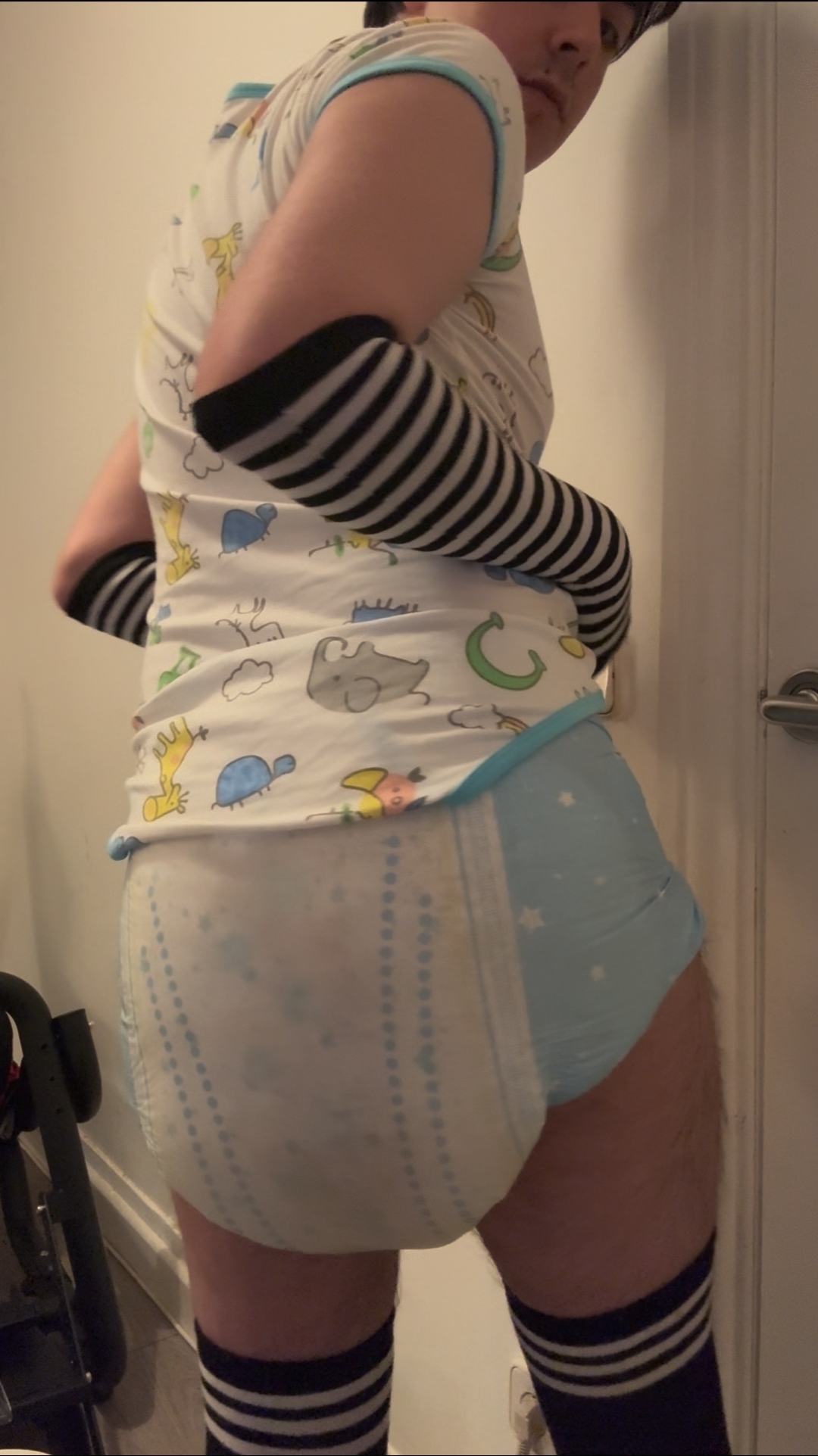 No pussy, just diapers