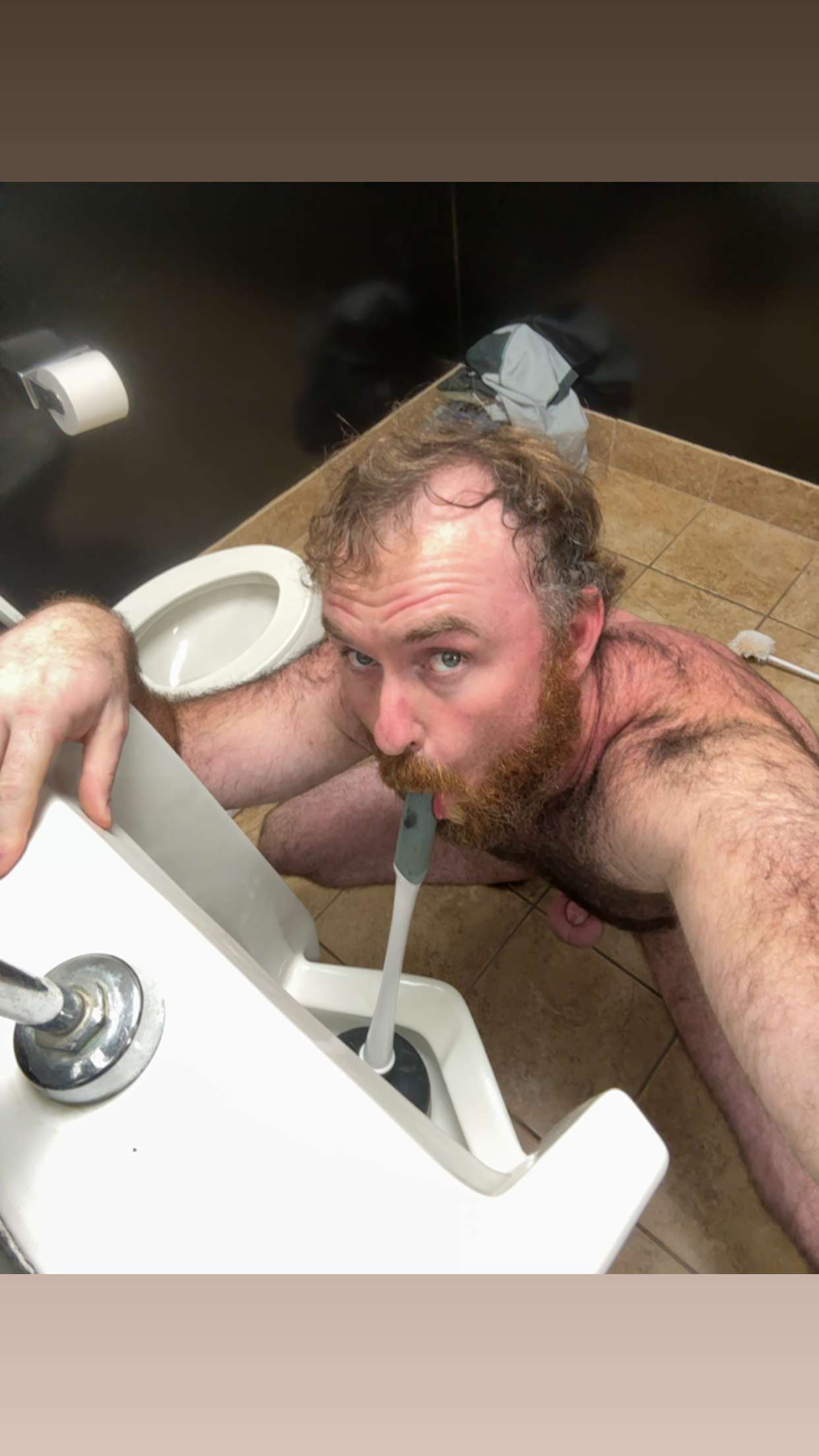Don't catch the toilet cuck!