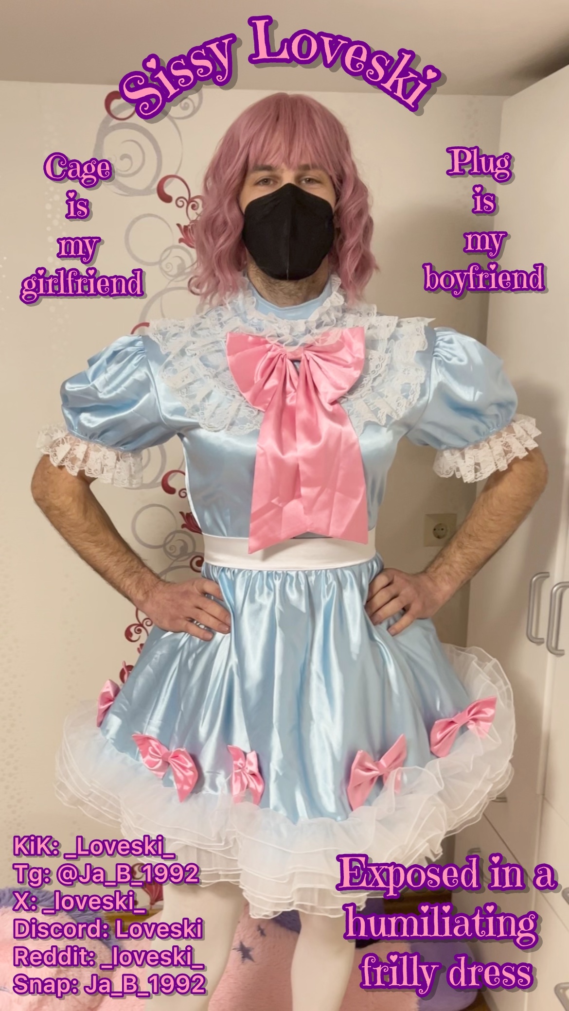 This is what a real locked sissy looks like