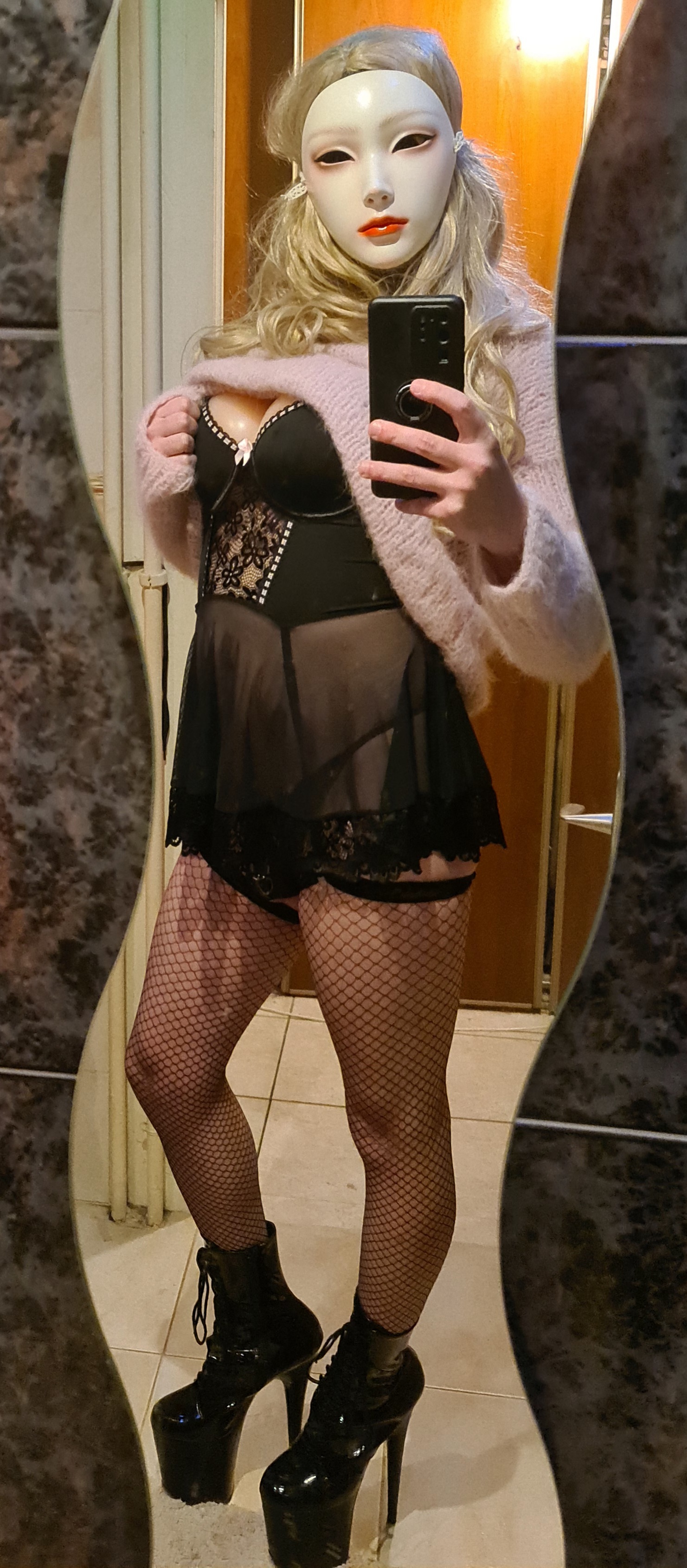 Dolled up faggot