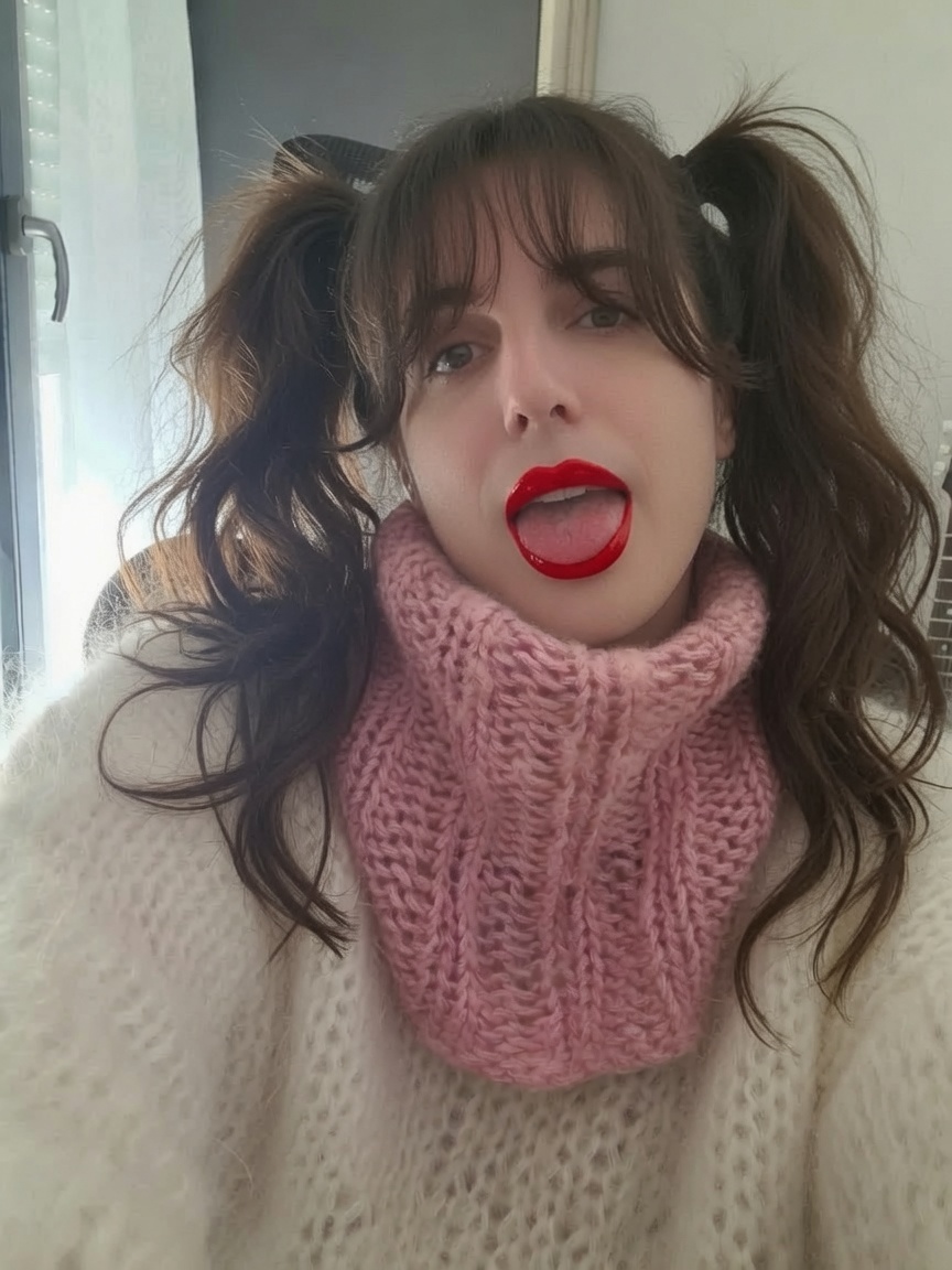 Pink and white sissy slut