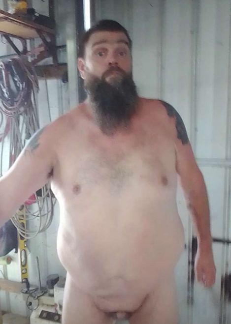 fat pig showing its micro dick