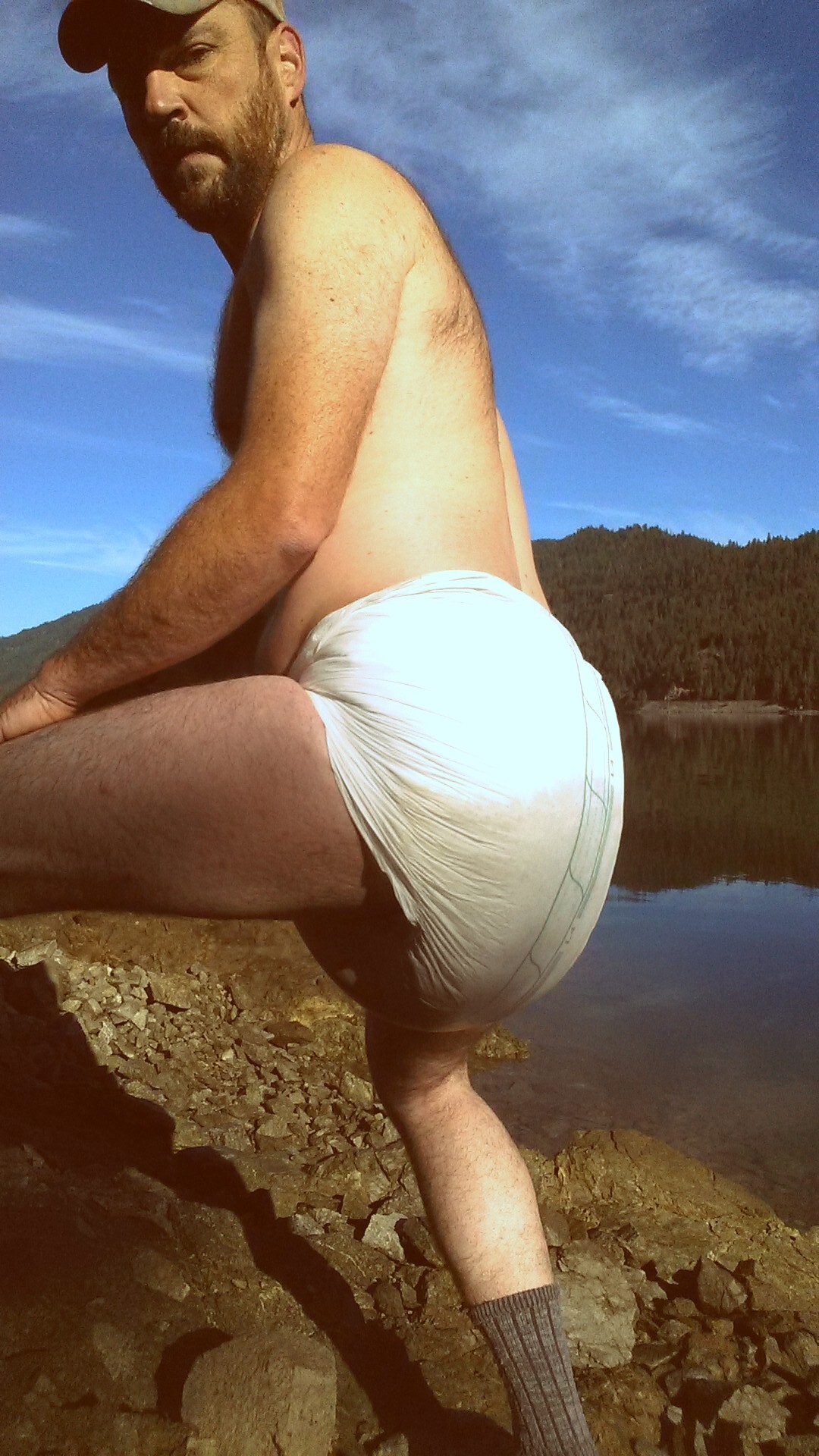 Ripe diaper butt