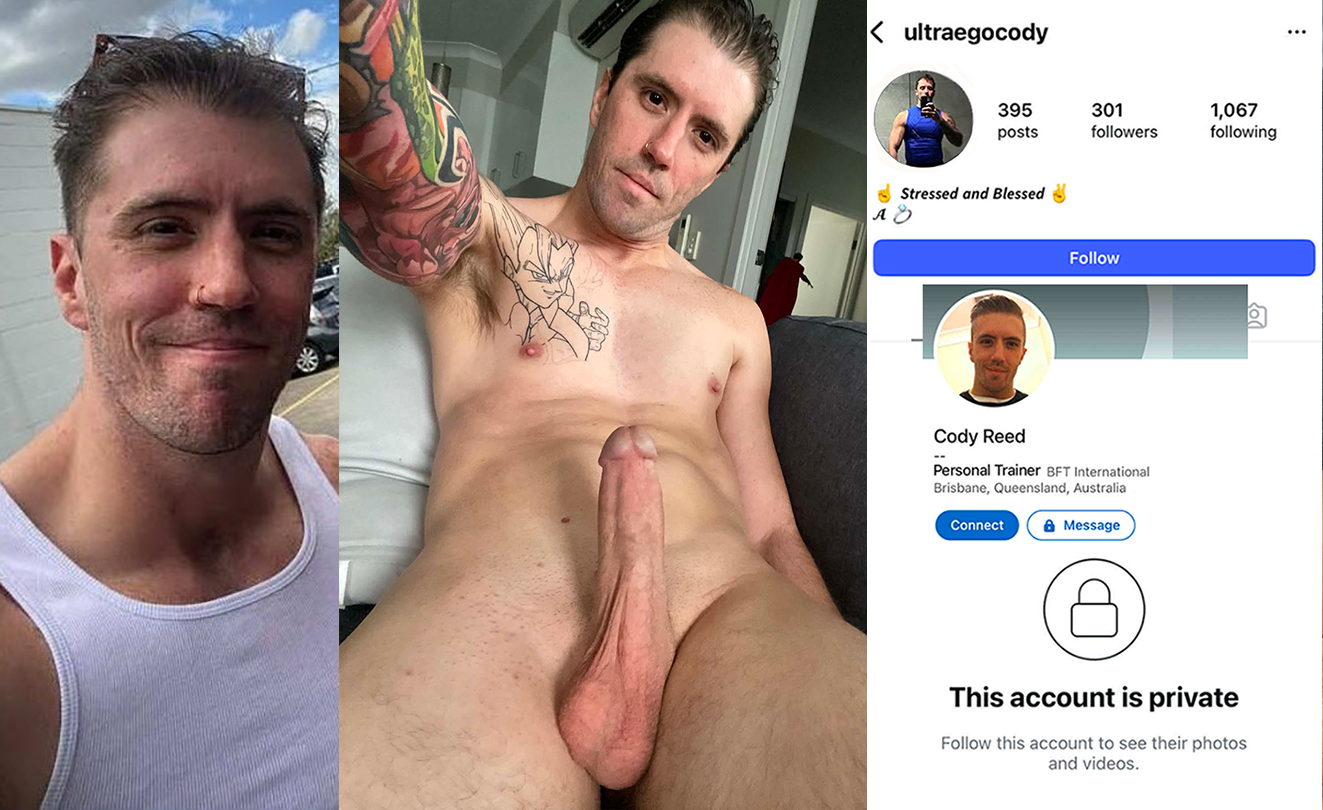 Cody Reed from Brisbane Australia fully exposed