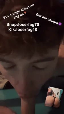 Fag begging to be caught and blackmailed😈