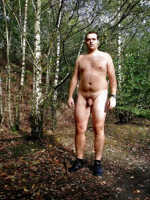 Nude in the woods