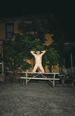 Nighttime Public Nudity Abandoned House