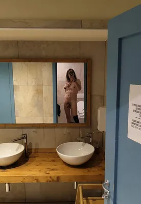 fully naked in public