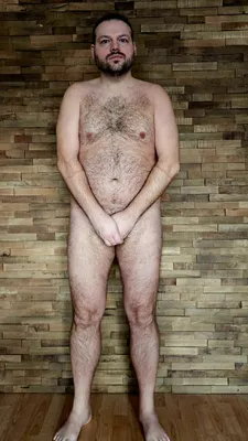 Matthias posing naked