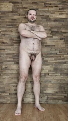 Matthias posing naked