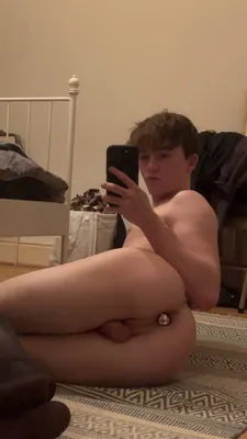 Look at my plugged fag
