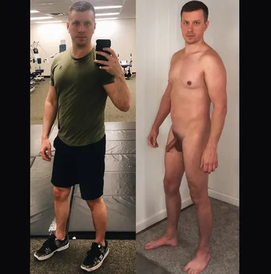 jenson paul clothed vs unclothed men nude