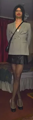 Crossdressed for the office