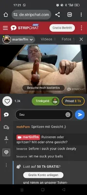 Dumb pig cums on public cam