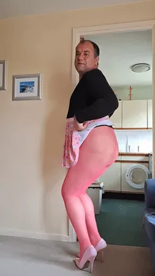 Pink fishnets!