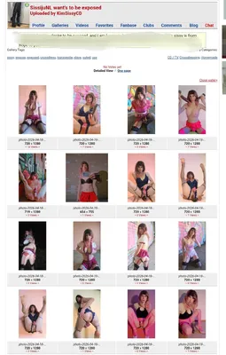 Sissy Julia exposed on imagefap
