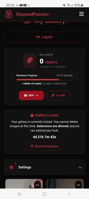 Please lock my gallery