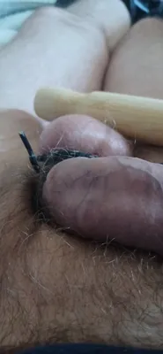 Fag beating balls!