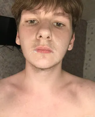 FAG CUM ON FACE