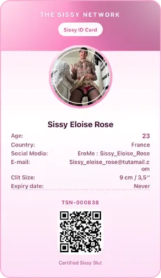 Sissy Eloise Rose ID card