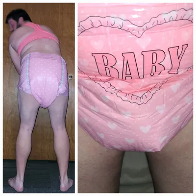 Pink diaper sissy