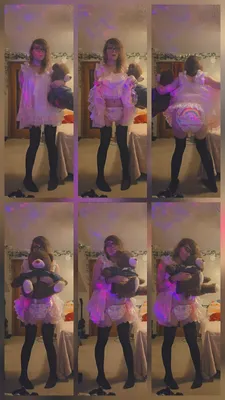 Sissy Alyx Loves Her Teddy And Diapers
