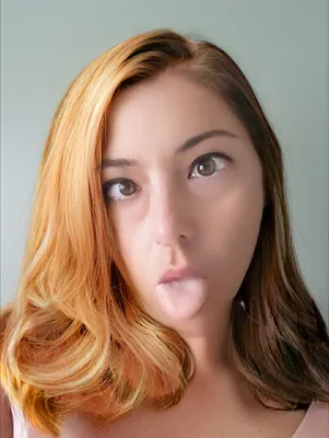 Bimbo Slut face.