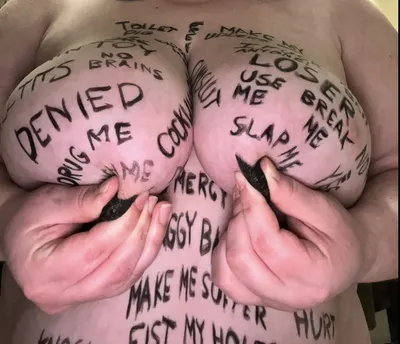 graffitied whore