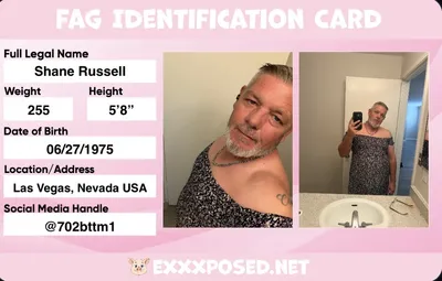 Sissy faggot exposure