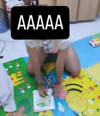 I was coloring my baby book :3