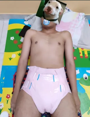 My pink sissy diapee