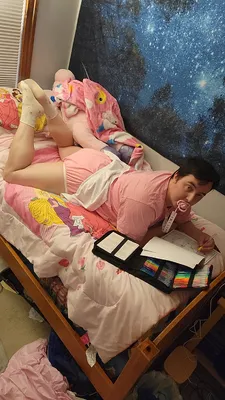 Pathetic Sissy Cuck Loves Coloring