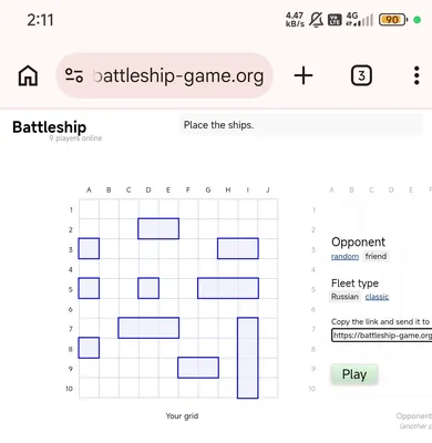Want to play Battleship