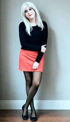 Cross-dressing Sissy