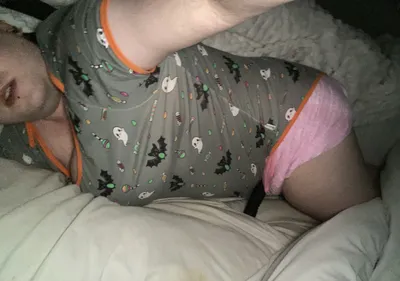 Diapered and well fed for nighttime