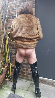 Fur coat and no knickers 😀