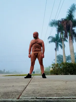 naked on the street