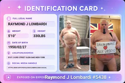 Raymond J Lombardi white Faggot