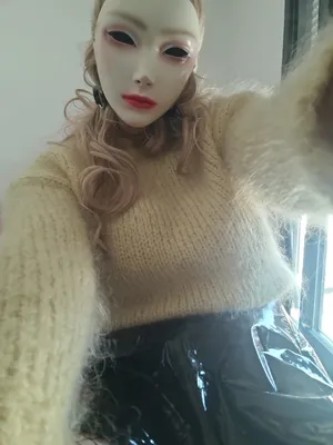 Mohair sissy doll